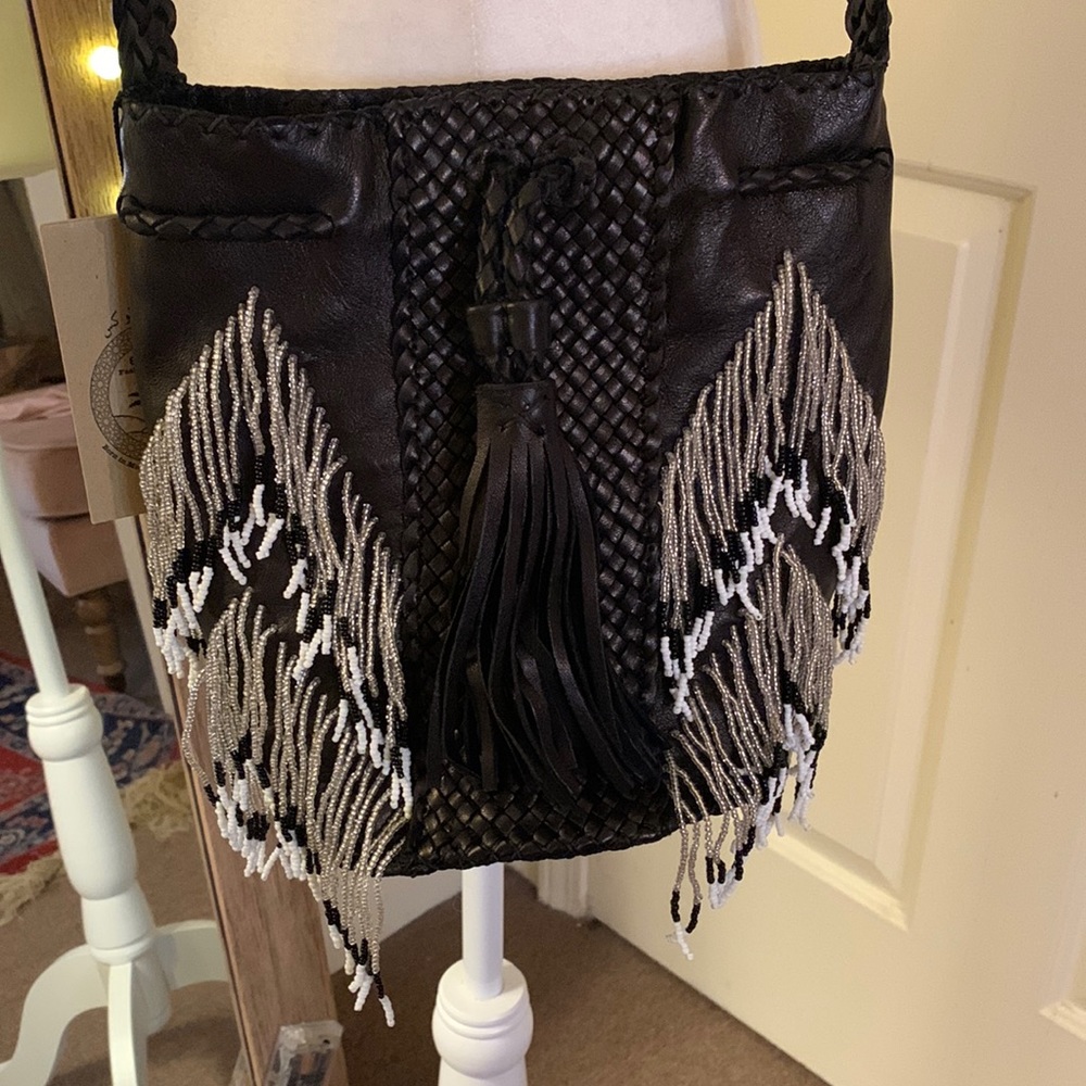 Free People x Enshalla Beaded Bucket Bag - Picture 8 of 17